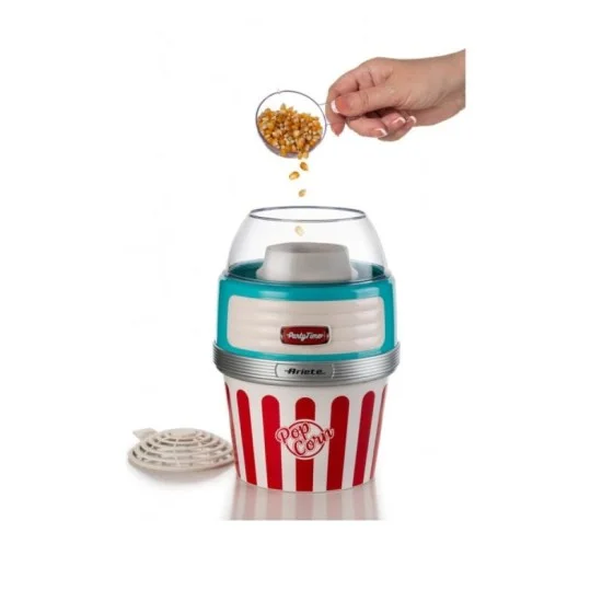 Ariete Pop Corn XL Party Time 1100 Watts - Blue